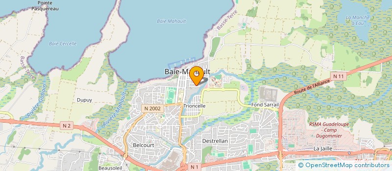 localisation de l'entreprise KARUTRADE  BAIE MAHAULT