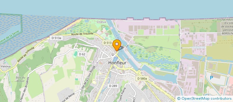 localisation de l'entreprise KARVER à HONFLEUR