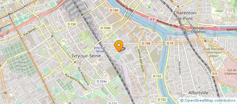 localisation de l'entreprise KARWAN à IVRY-SUR-SEINE