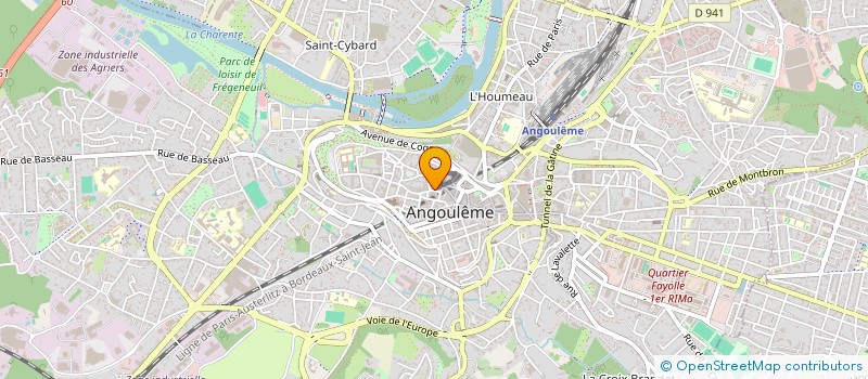 localisation de l'entreprise KARY à ANGOULEME