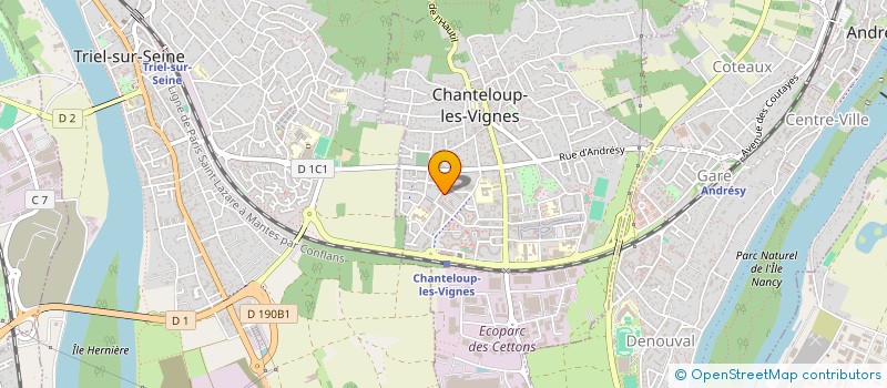 localisation de l'entreprise KARY KARO à CHANTELOUP-LES-VIGNES