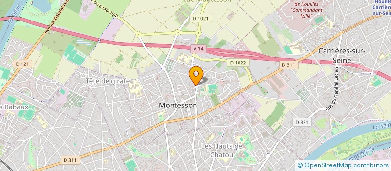 localisation de l'entreprise KARYA  MONTESSON