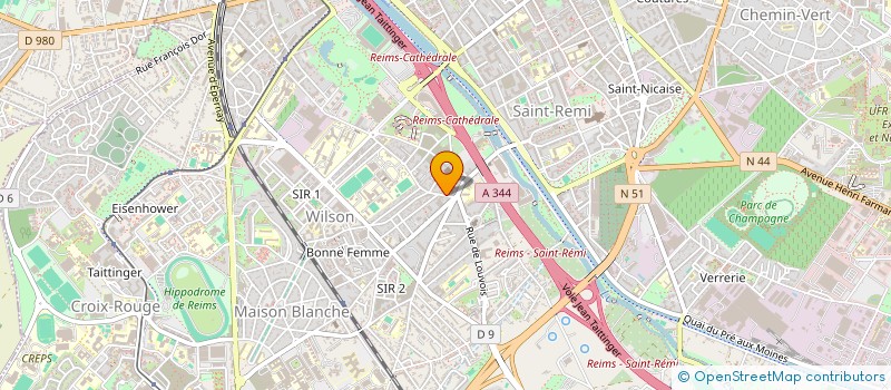 localisation de l'entreprise KARYIL  REIMS