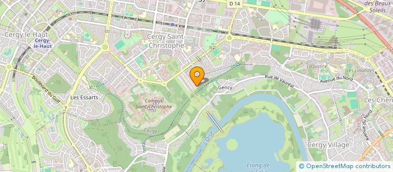 localisation de l'entreprise KARZUP  CERGY