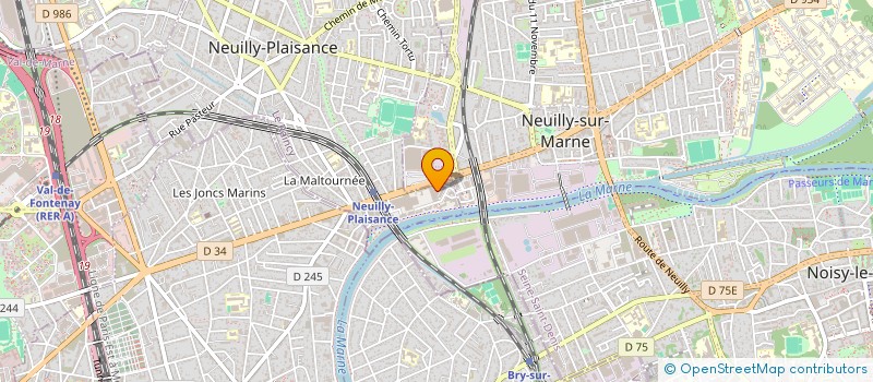 localisation de l'entreprise KAS ESTHETIQUE  NEUILLY-PLAISANCE