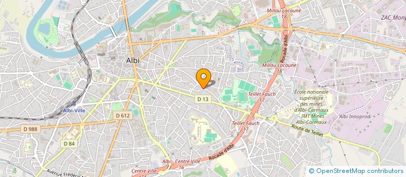 localisation de l'entreprise KASA à ALBI