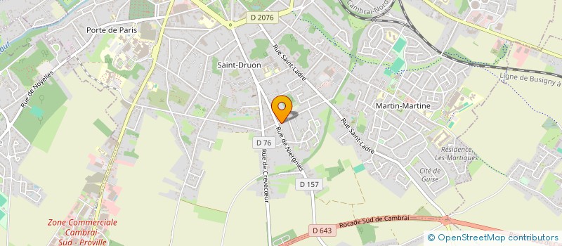 localisation de l'entreprise KASA à CAMBRAI