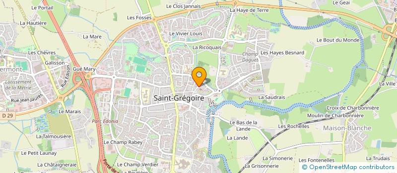 localisation de l'entreprise KASA ALGA  SAINT-GREGOIRE