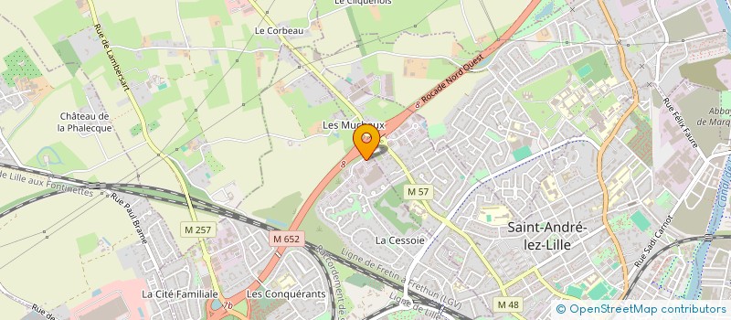 localisation de l'entreprise KASA BIO à LAMBERSART