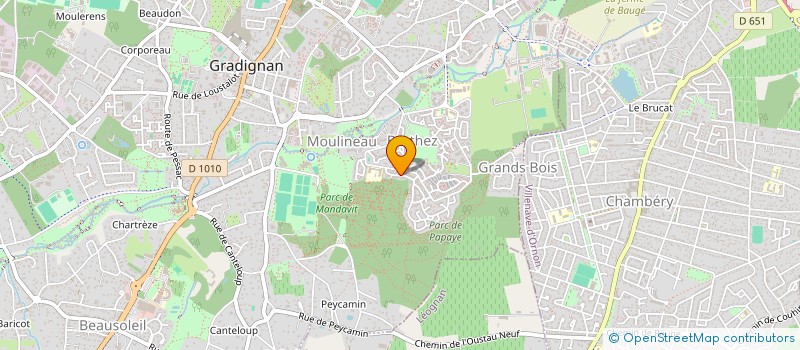 localisation de l'entreprise KASA FROID CLIMATISATION  GRADIGNAN