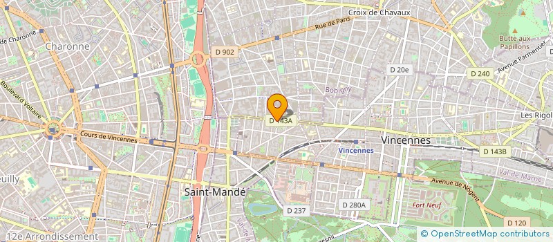 localisation de l'entreprise KASA SERRURE à VINCENNES