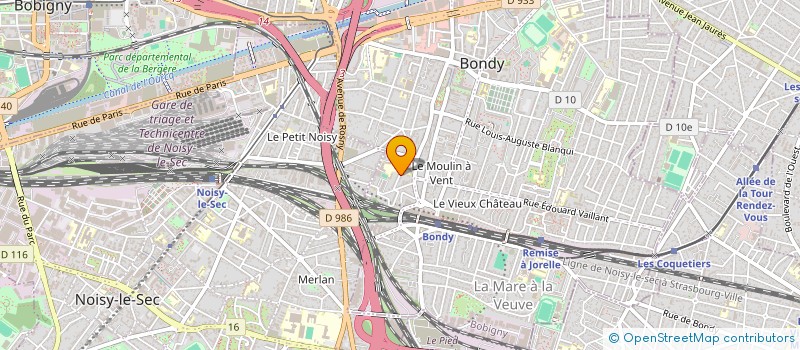 localisation de l'entreprise KASAAD INVESTISSEMENT  BONDY