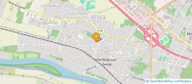 localisation de l'entreprise KASABE  HERBLAY-SUR-SEINE