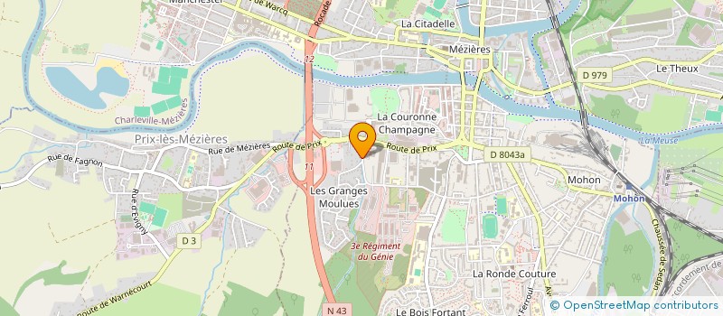 localisation de l'entreprise KASAC  CHARLEVILLE-MEZIERES