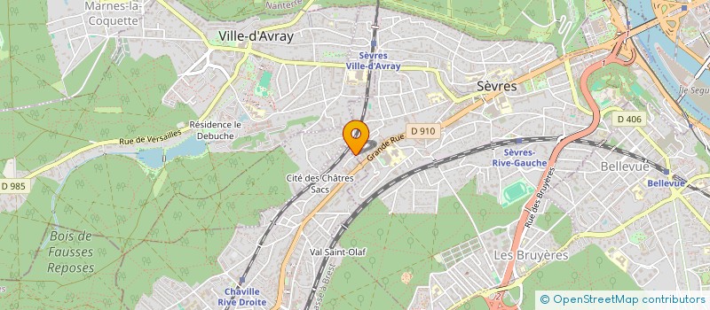 localisation de l'entreprise KASALE à SEVRES