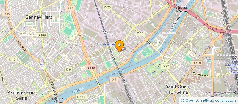 localisation de l'entreprise KASAM1996  ASNIERES-SUR-SEINE