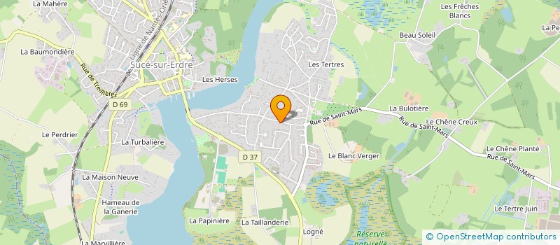 localisation de l'entreprise KASBA à SUCE-SUR-ERDRE