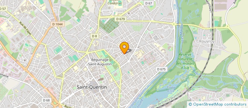 localisation de l'entreprise KASCADE à SAINT-QUENTIN