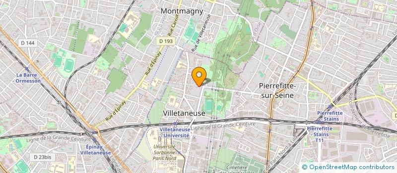 localisation de l'entreprise KASE à VILLETANEUSE
