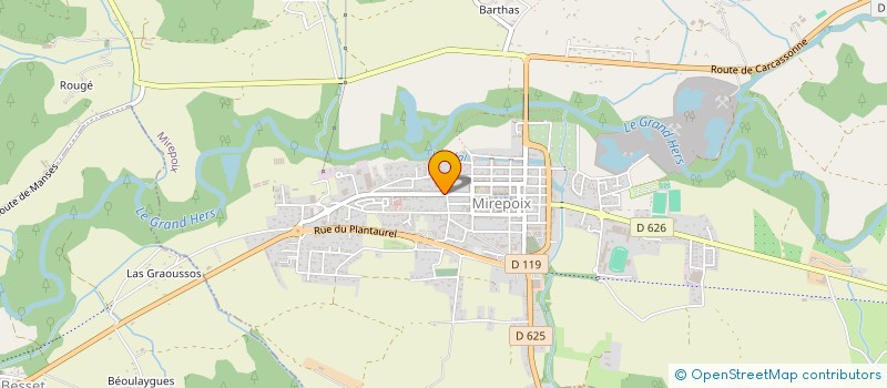 localisation de l'entreprise KASE à MIREPOIX