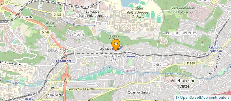 localisation de l'entreprise KASENA à PALAISEAU