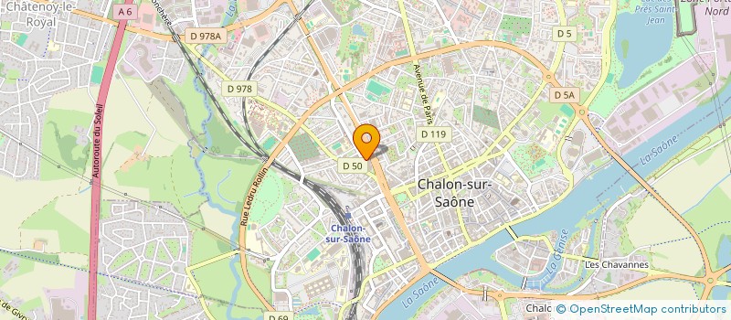 localisation de l'entreprise KASHAF à CHALON-SUR-SAONE