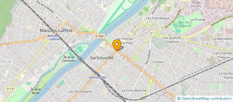 localisation de l'entreprise KASHFI  SARTROUVILLE