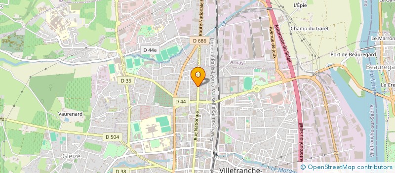 localisation de l'entreprise KASHIA à VILLEFRANCHE-SUR-SAONE