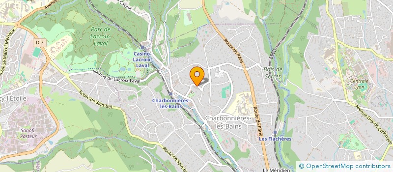 localisation de l'entreprise KASHIKO HOLDING  CHARBONNIERES-LES-BAINS