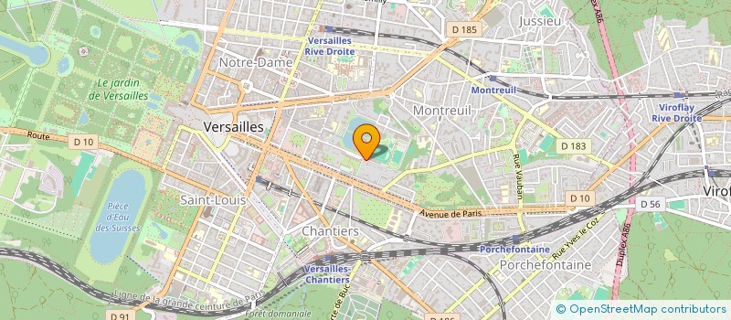 localisation de l'entreprise KASHIRA CONSEIL à VERSAILLES