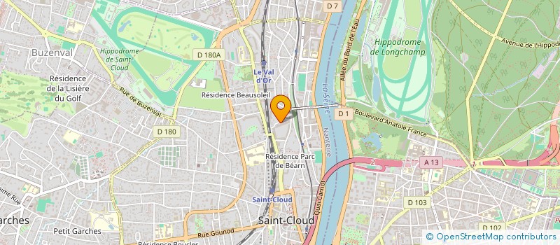 localisation de l'entreprise KASHMIR à SAINT-CLOUD