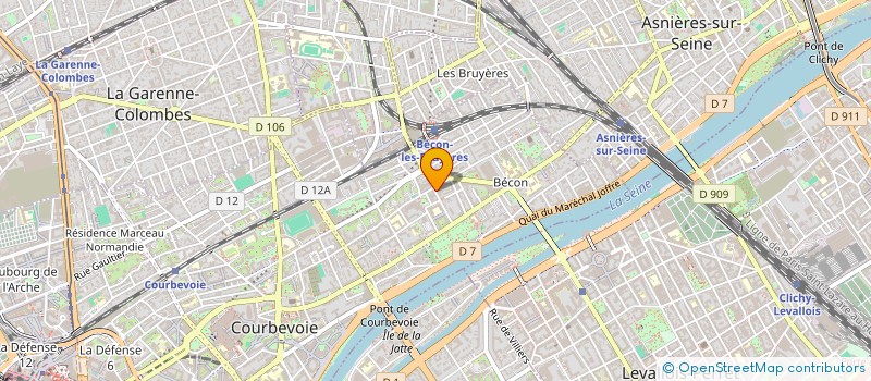 localisation de l'entreprise KASHMIR à COURBEVOIE