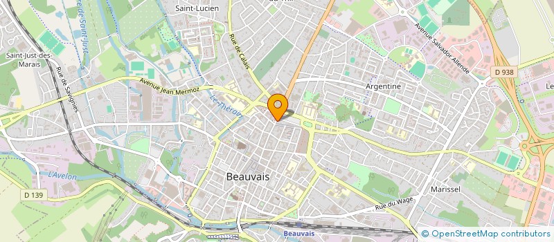 localisation de l'entreprise KASHMIR  BEAUVAIS