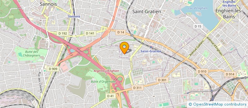 localisation de l'entreprise KASIMIR TRADING  SAINT-GRATIEN