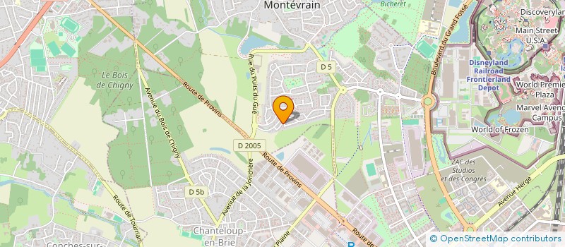 localisation de l'entreprise KASKAD  MONTEVRAIN