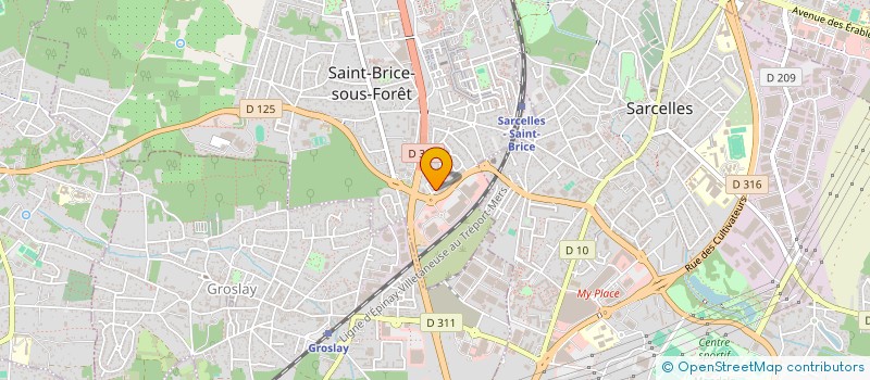 localisation de l'entreprise KASLIK à SAINT-BRICE-SOUS-FORET
