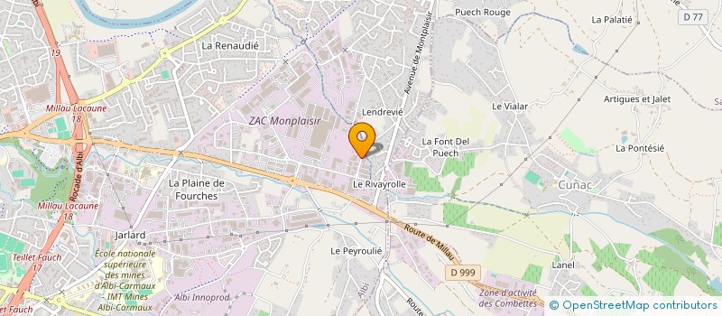 localisation de l'entreprise KASOLY à ALBI