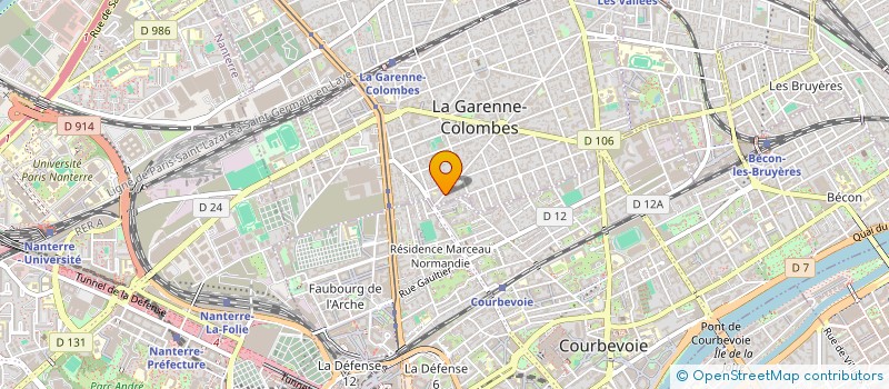 localisation de l'entreprise KASPER DECO à LA GARENNE-COLOMBES