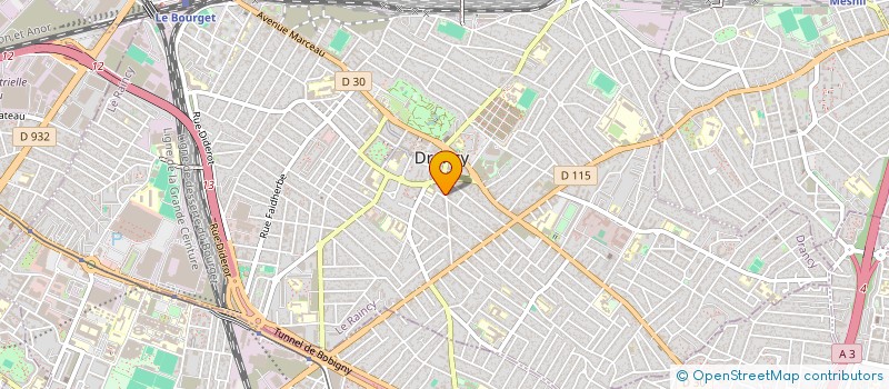 localisation de l'entreprise KASRI VTC à DRANCY