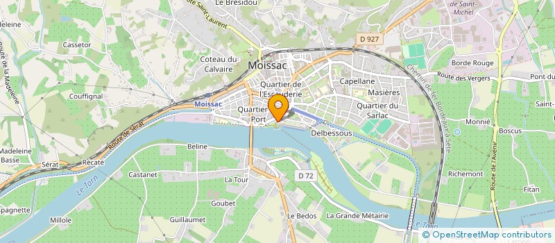 localisation de l'entreprise KASS 2  MOISSAC