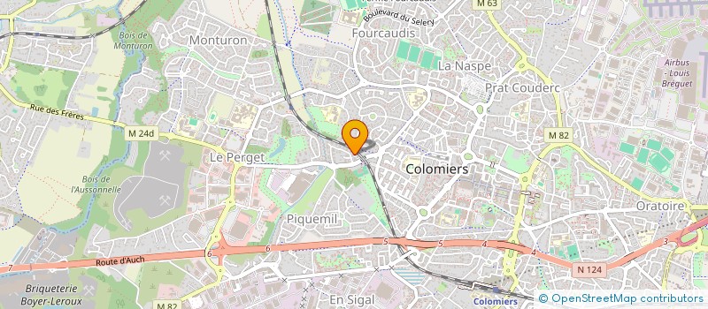 localisation de l'entreprise KASS à COLOMIERS