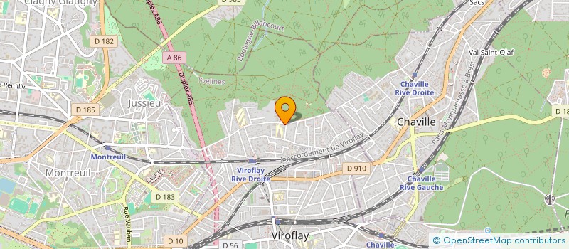 localisation de l'entreprise KASS  VIROFLAY