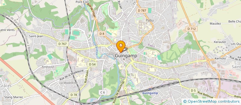 localisation de l'entreprise KASSABAR à GUINGAMP
