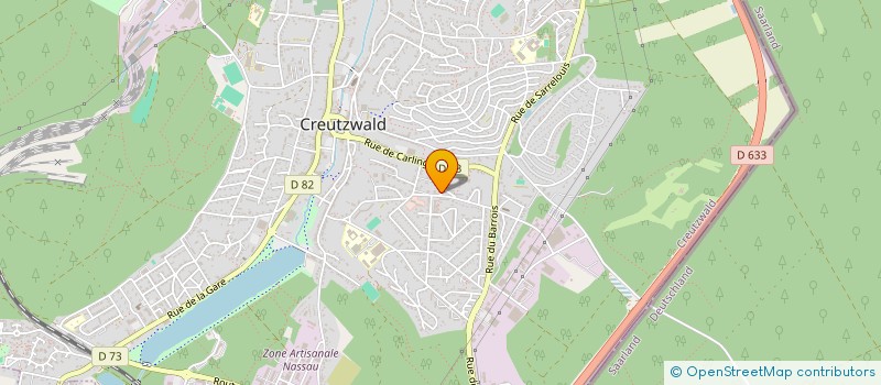 localisation de l'entreprise KASSANDA NET  CREUTZWALD