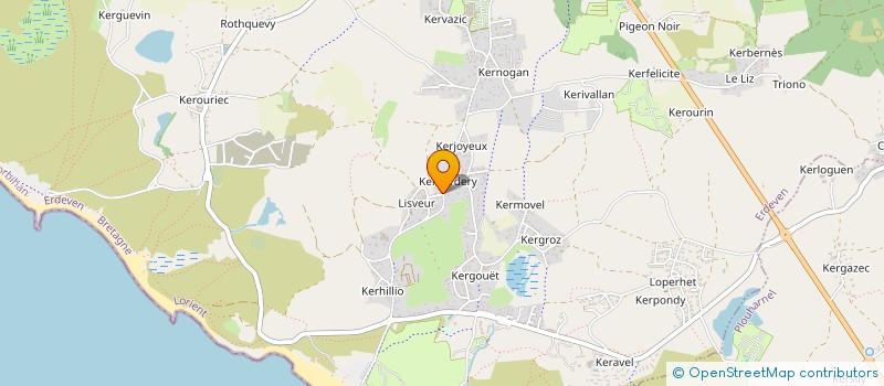 localisation de l'entreprise KASSANDRE  ERDEVEN