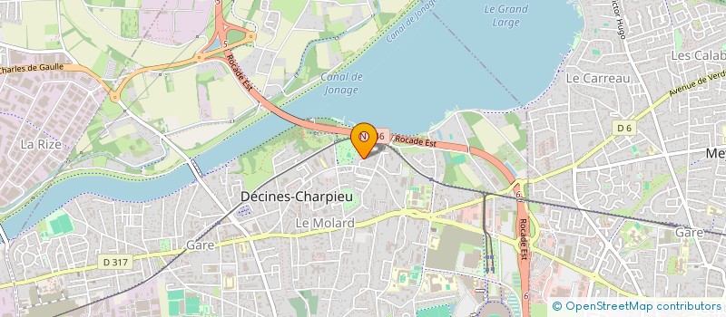 localisation de l'entreprise KASSAP  DECINES-CHARPIEU