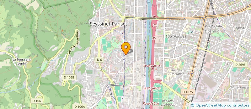 localisation de l'entreprise KASSATKA à SEYSSINET-PARISET