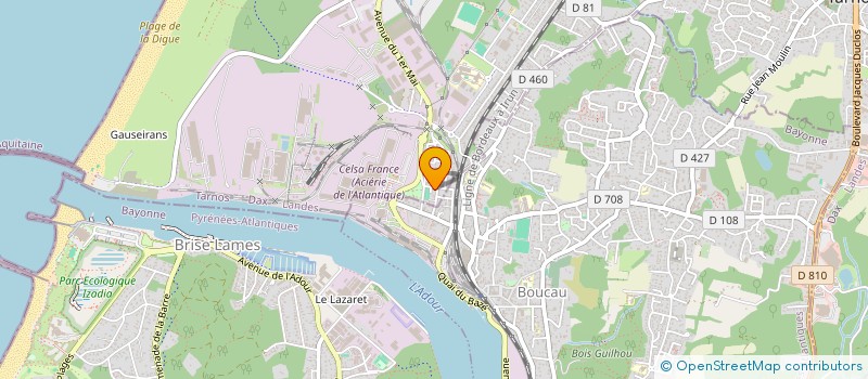 localisation de l'entreprise KASSAVETTES à TARNOS