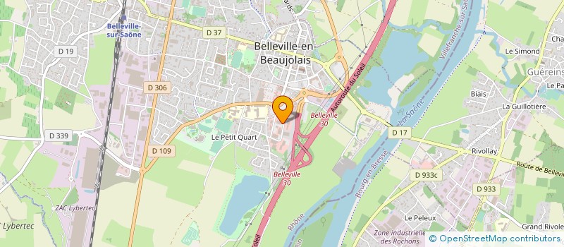 localisation de l'entreprise KASSFROIDE INVEST  BELLEVILLE-EN-BEAUJOLAIS