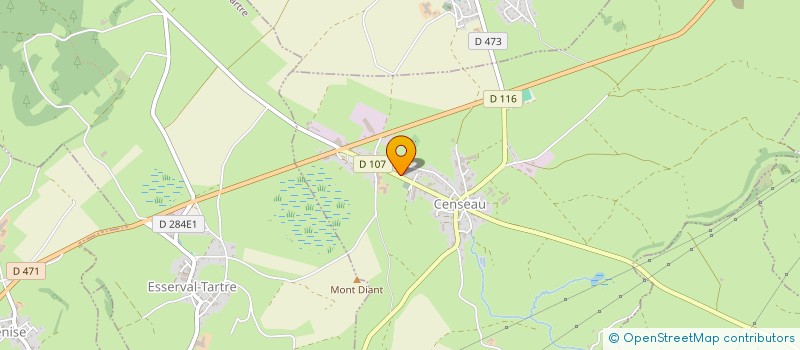 localisation de l'entreprise KASSI  CENSEAU